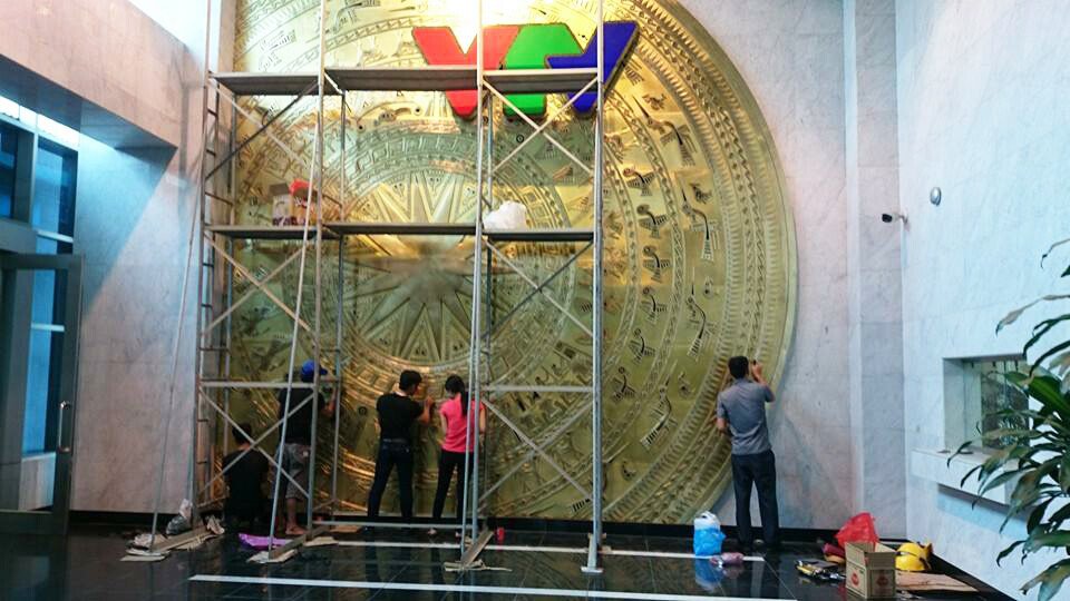 nơi sản xuất mặt trống đồng đúc ý yên nam định